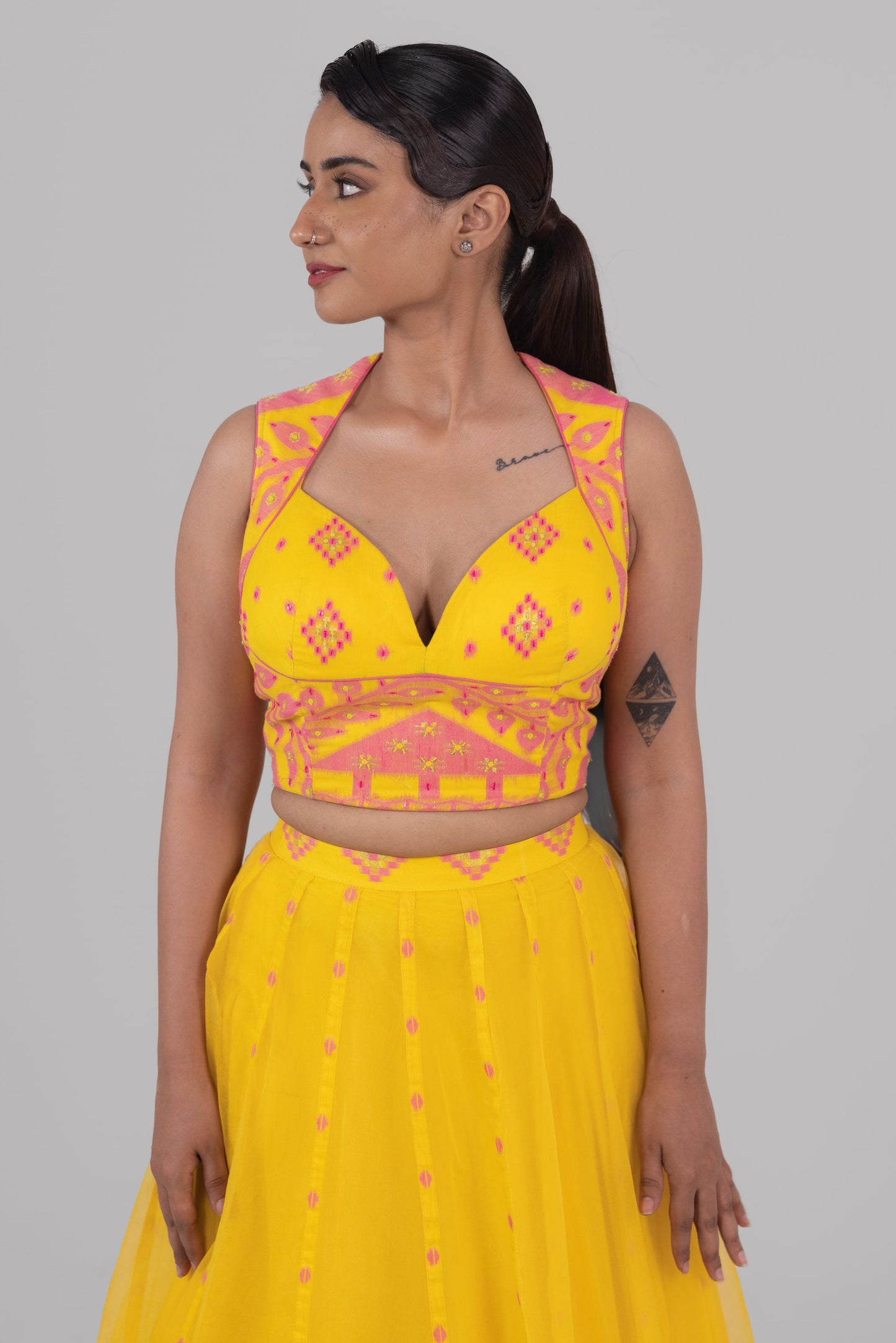 Surya Jamdani Lehenga