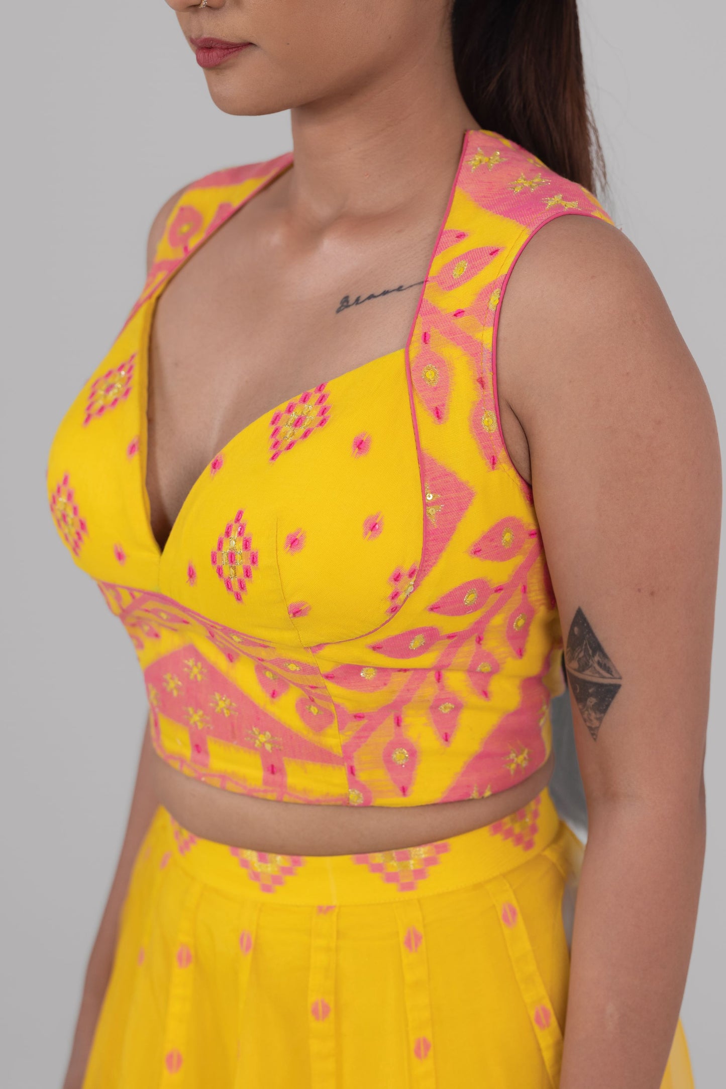 Surya Jamdani Lehenga