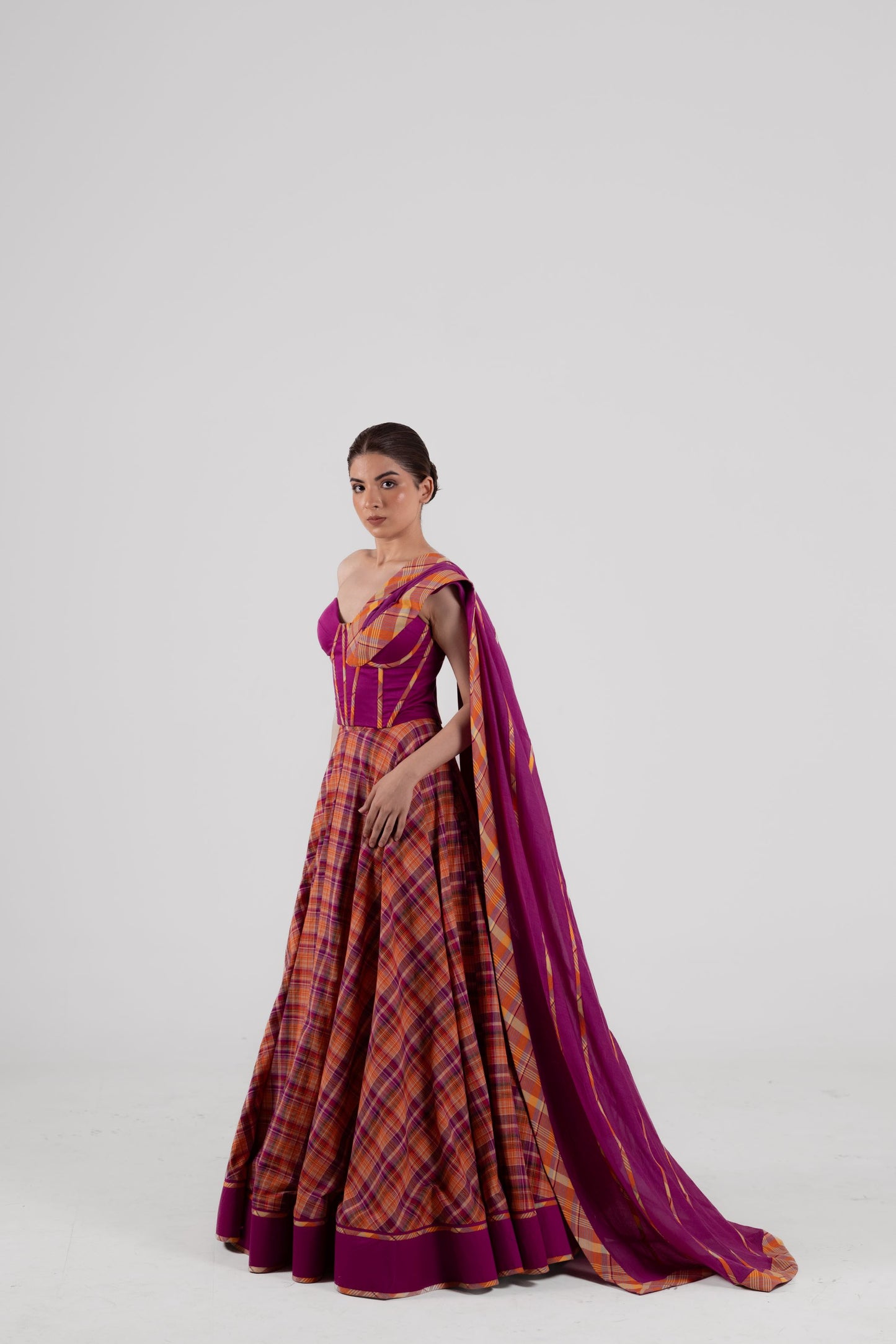 Tangy Sunset Lehenga
