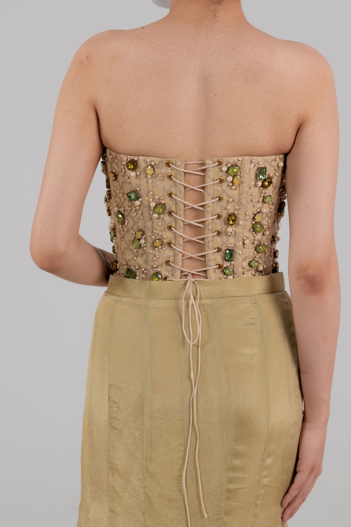 Sage Armor Corset Set