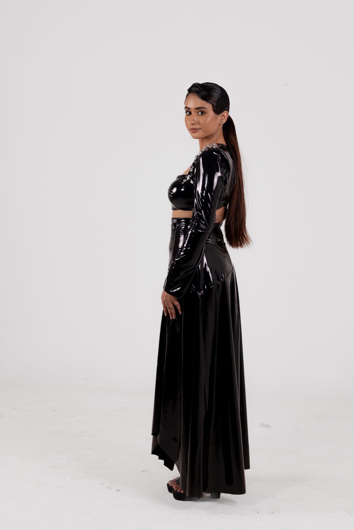 Crystal Latex Co-ord