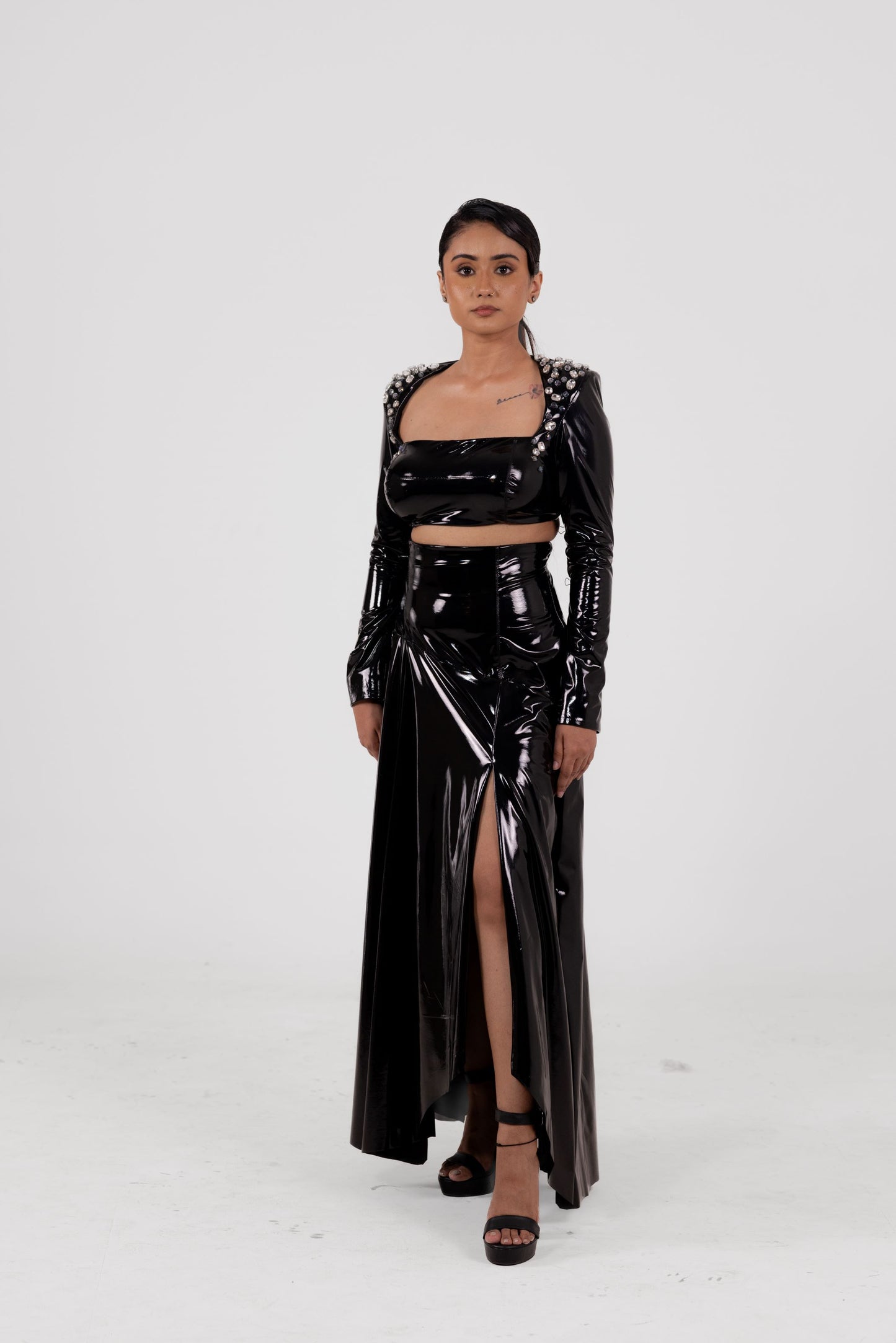Crystal Latex Co-ord
