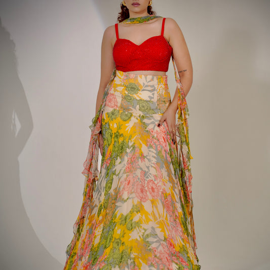 Lush Lehenga Set