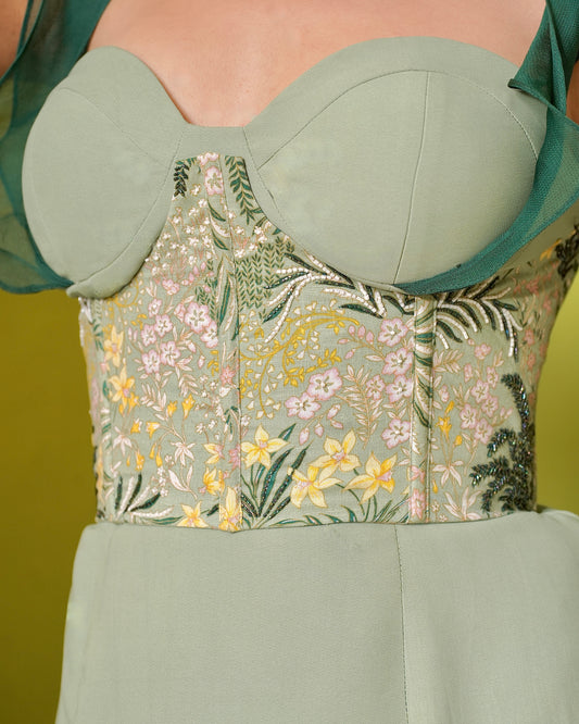Pixie Hand Embellished Corset Belt