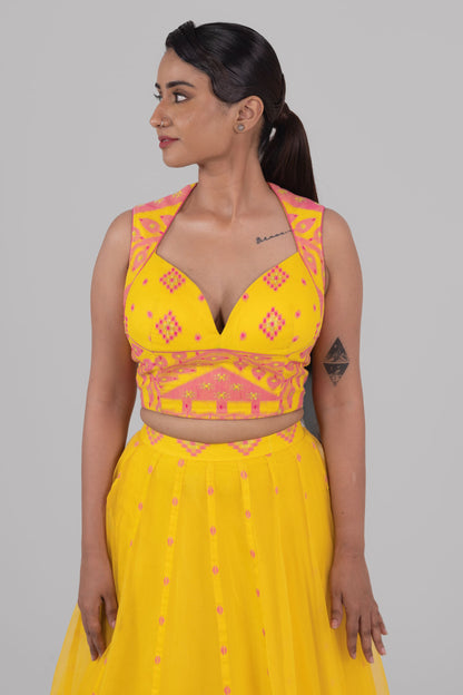 Surya Jamdani Lehenga