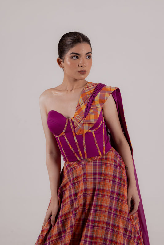 Tangy Sunset Lehenga