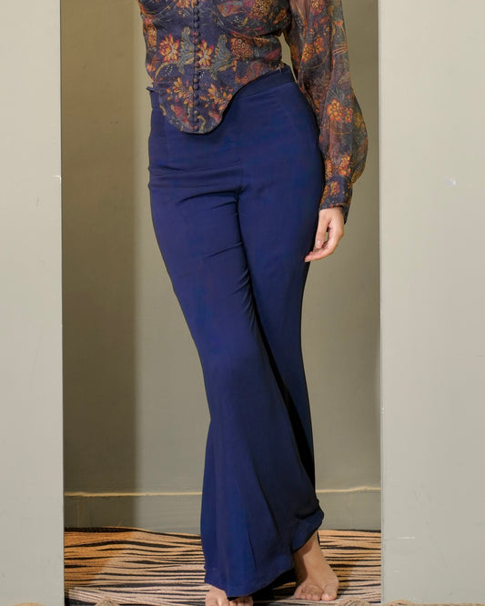 Signature Indigo Structured Pants