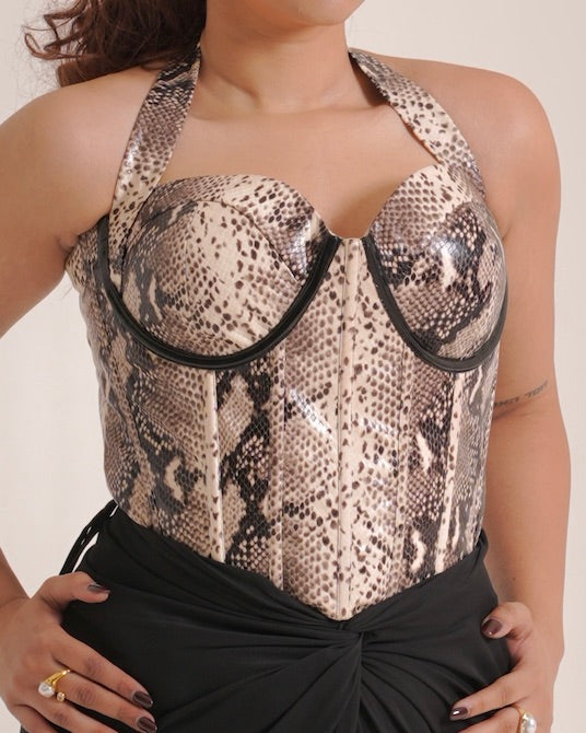 SECOND SKIN LEATHER CORSET
