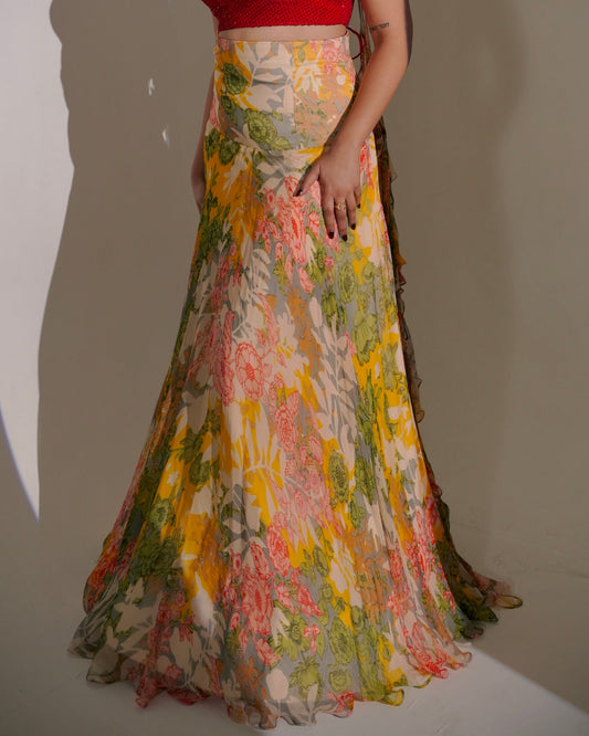 Lush Flared Skirt