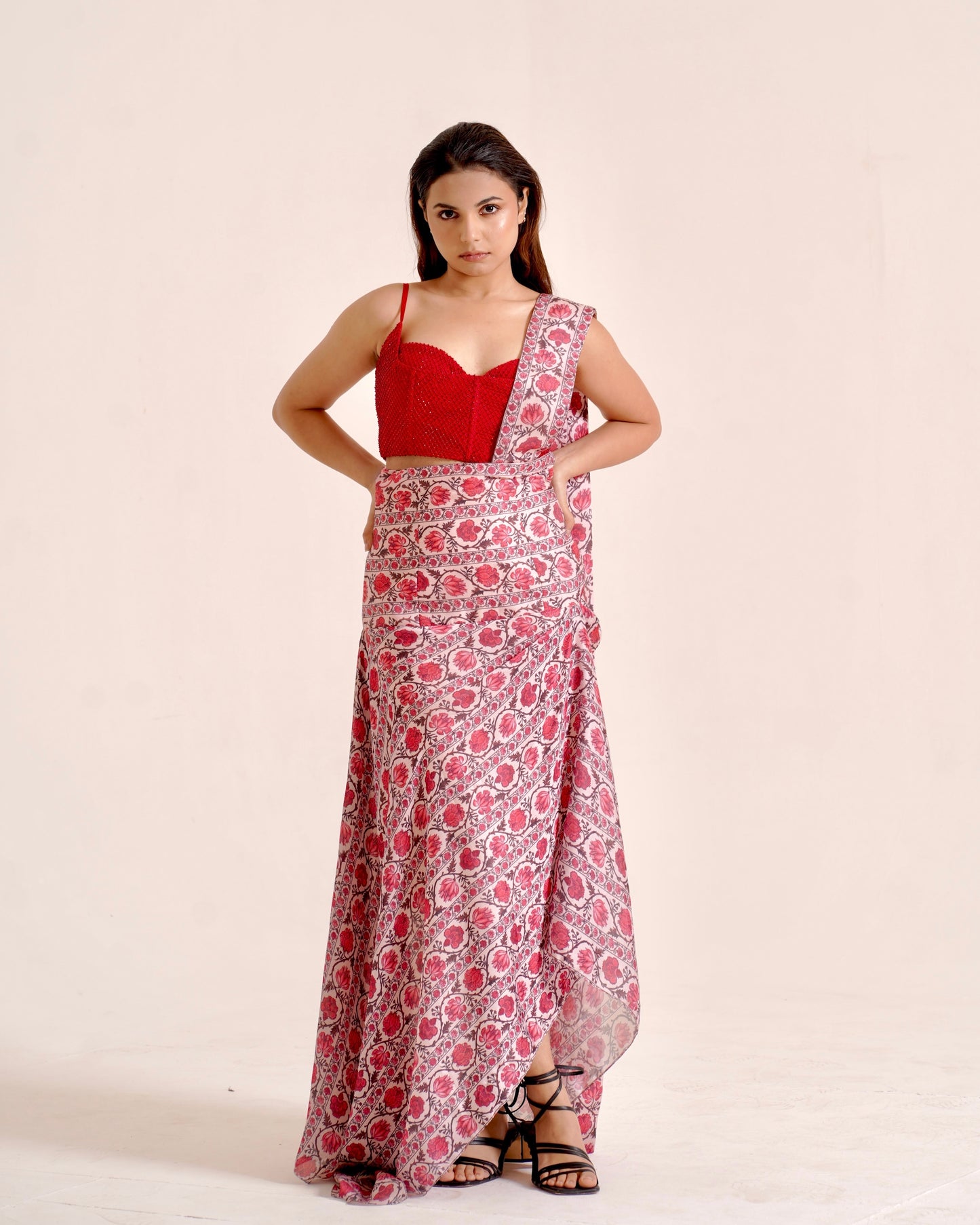 Cove Asymmetric Satin Skirt