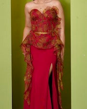 Rosa Ruffled Corset